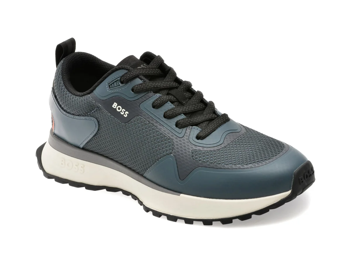Pantofi Sport BOSS Albastri, 3195, Din Material Textil