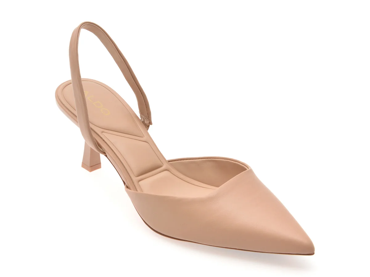 Pantofi Eleganti Aldo Nude, Gavedessi 270, Din Piele Ecologica