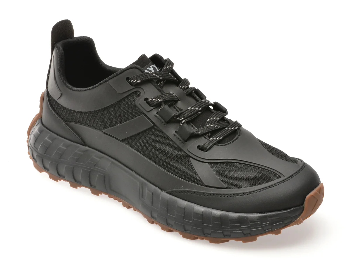 Pantofi Sport Gryxx Negri A166 Din Material Textil