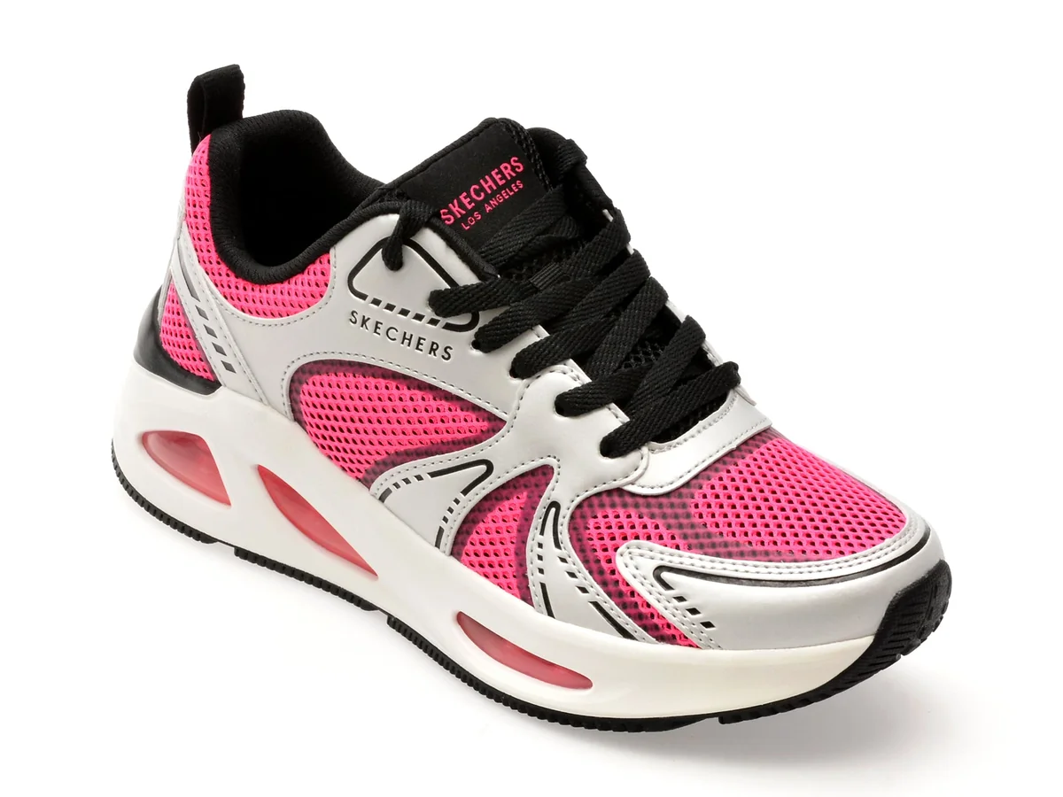 Pantofi Sport Skechers Roz, Uno Ego, Din Material Textil