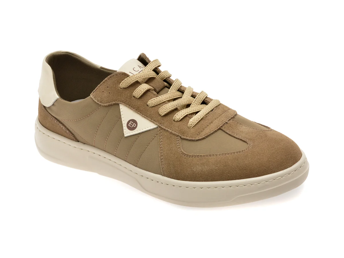 Pantofi Sport Epica Kaki, 1001, Din Material Textil