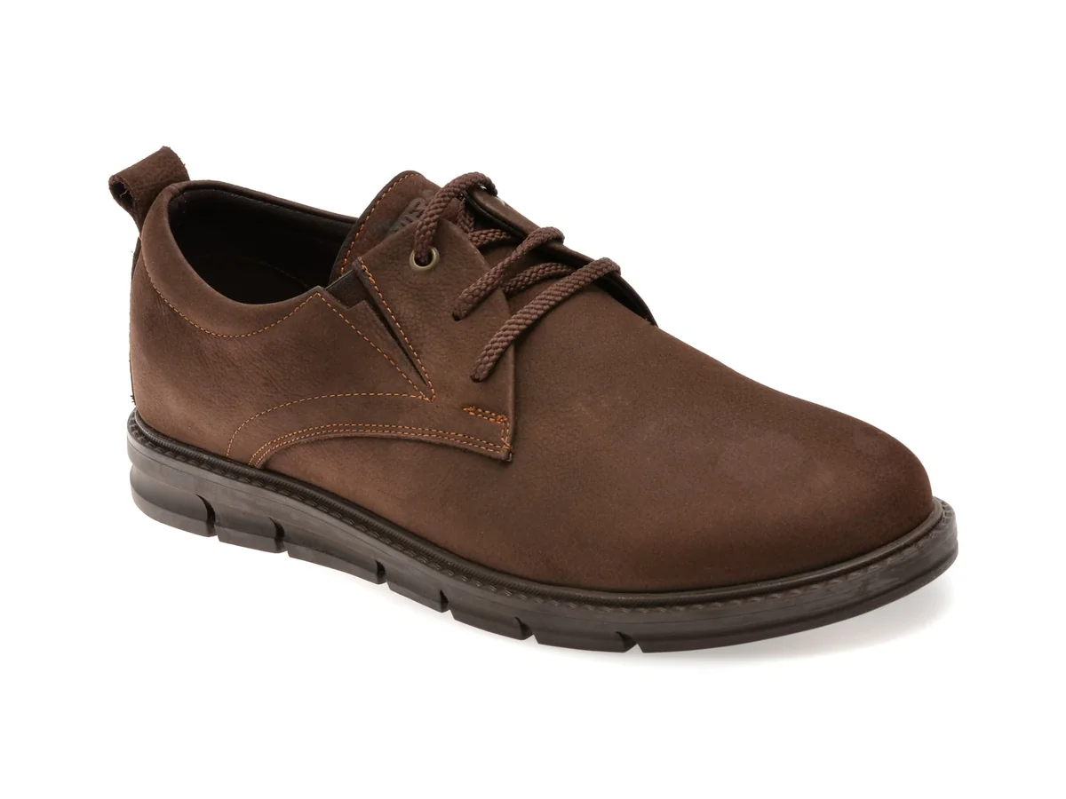 Pantofi Otter Maro, TTR1, Din Nubuc