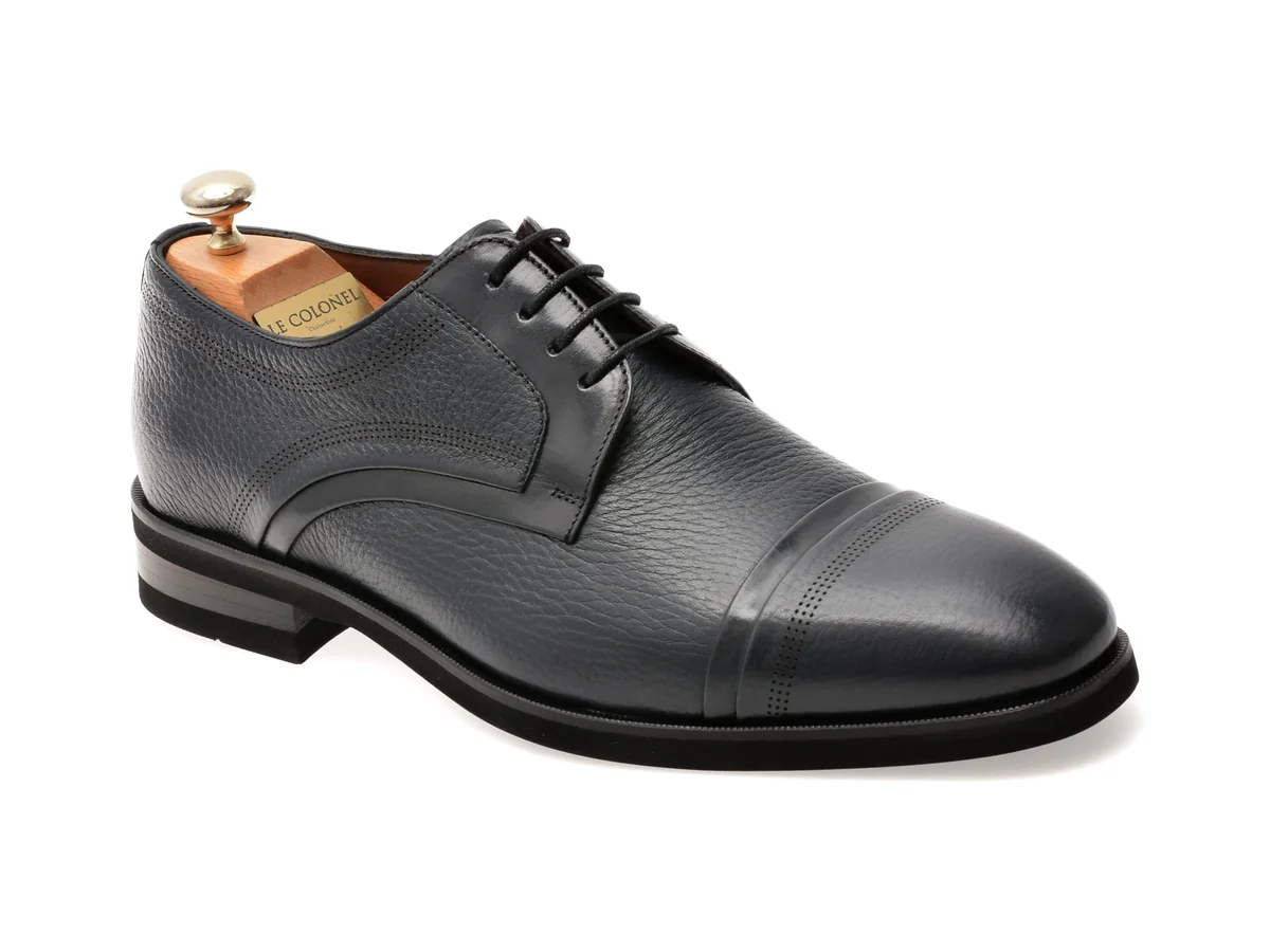 Pantofi Eleganti Le Colonel Bleumarin 48470 Din Piele Naturală