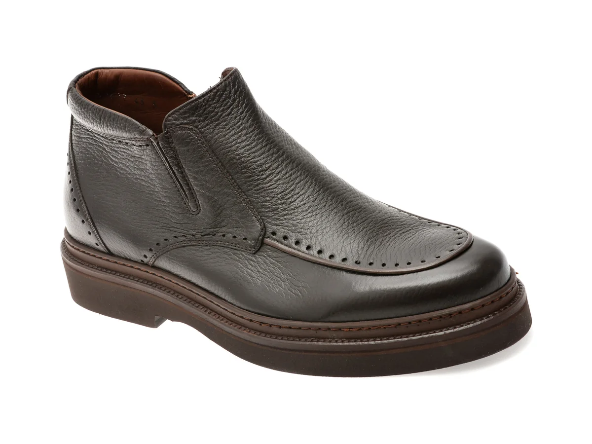 Ghete Elegante Le Colonel Maro, 61613, Din Piele Naturală