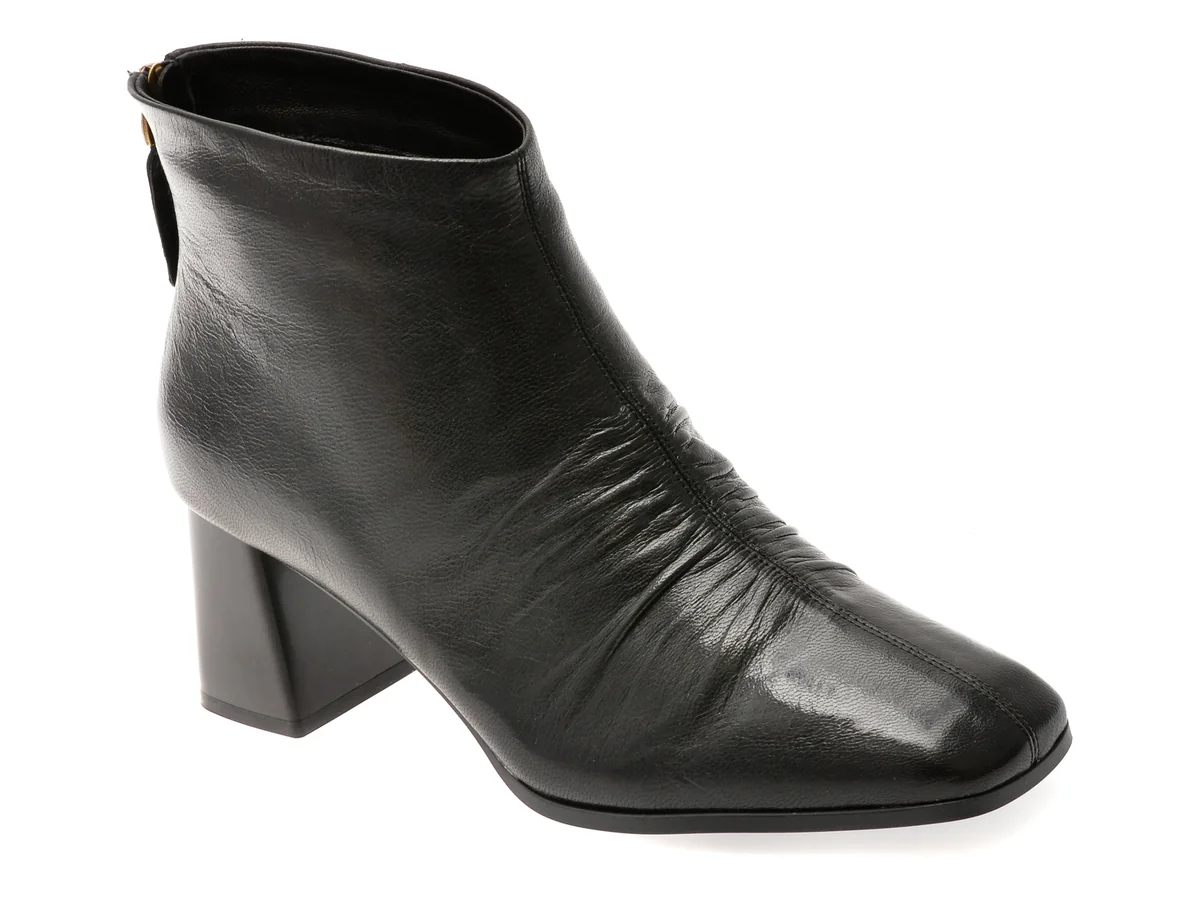 Botine Epica Negre M77072 Din Piele Naturala
