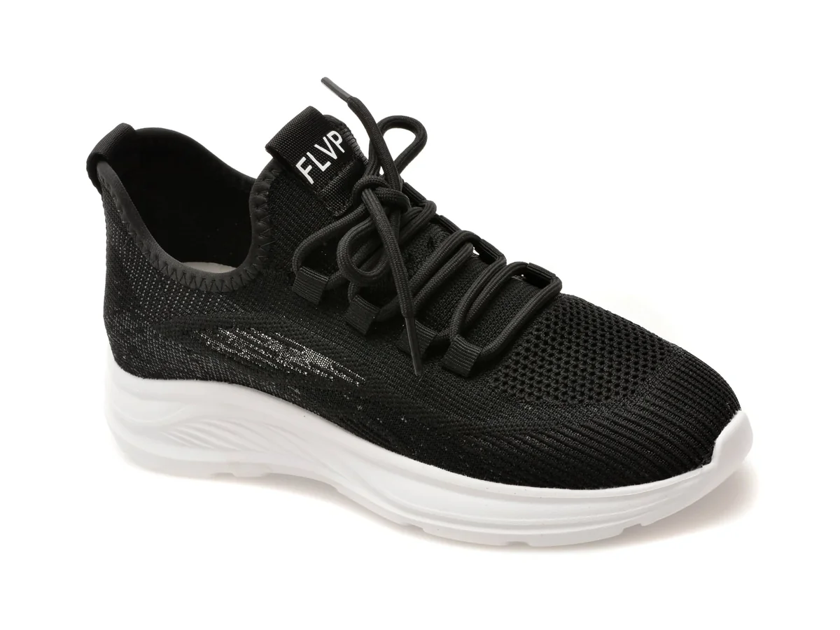 Pantofi Sport Flavia Passini Negri 22587 Din Material Textil