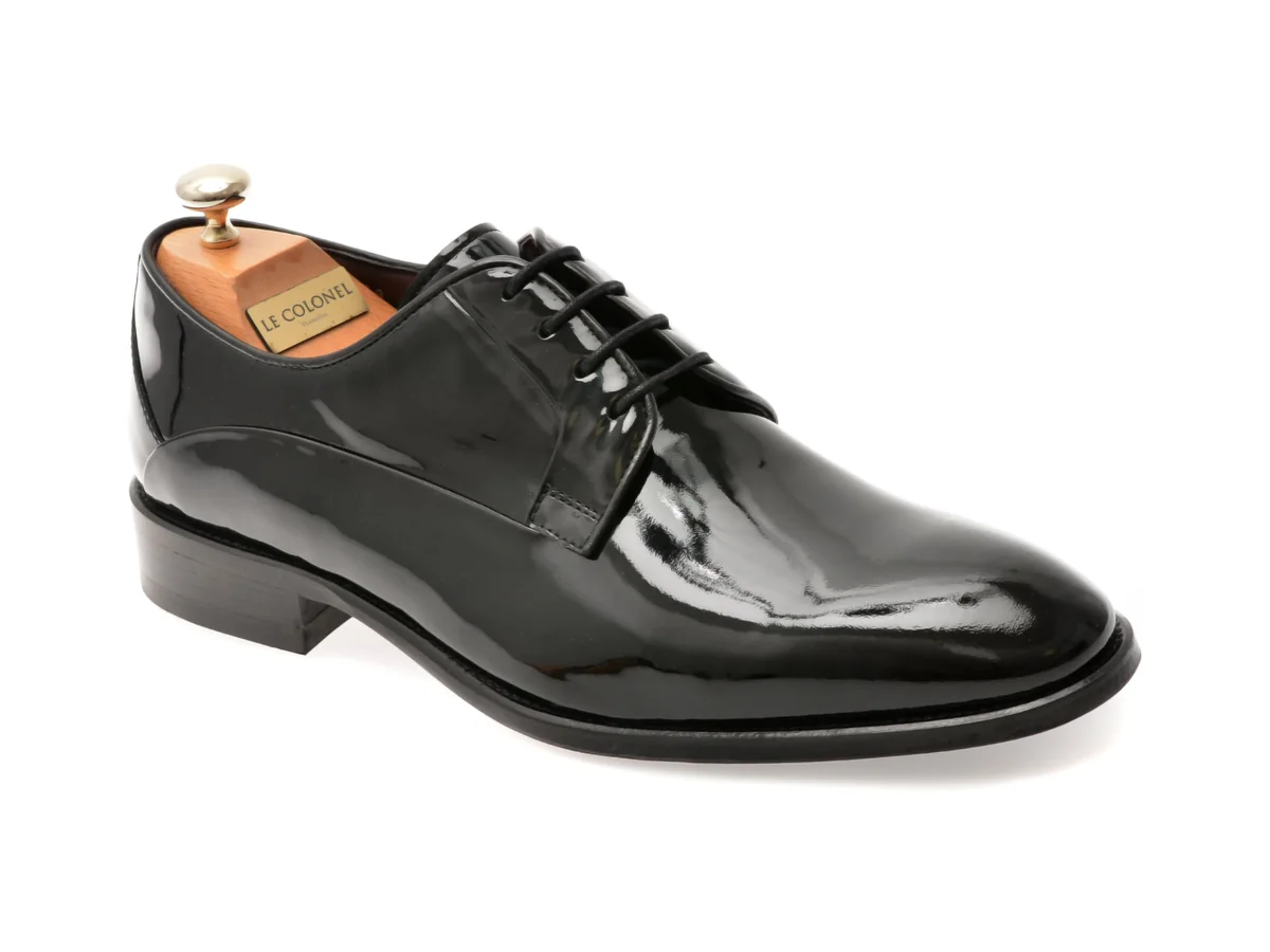 Pantofi Eleganti Le Colonel Negri, 49829, Din Piele Naturala Lacuita