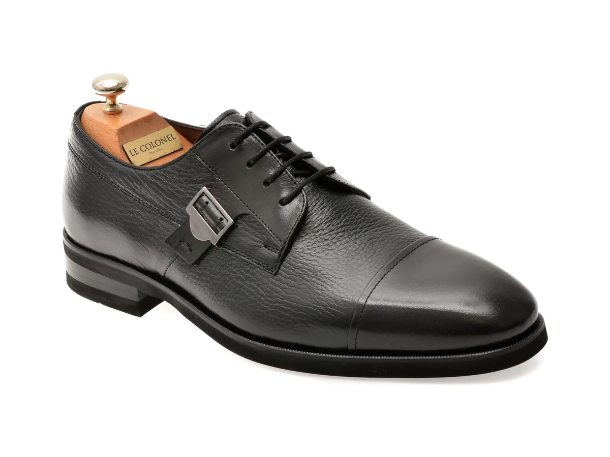 Pantofi Eleganți Le Colonel Negri, 484110, Din Piele Naturală