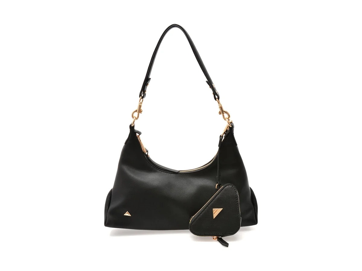 Geanta Aldo Neagră, Mtl72purse 001, Din Piele Ecologică
