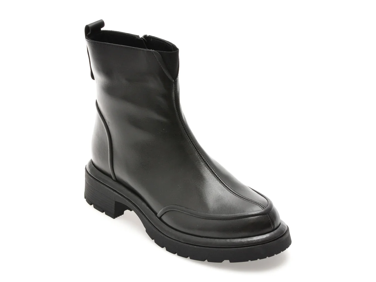 Ghete Epica Negre 1504197 Din Piele Naturala