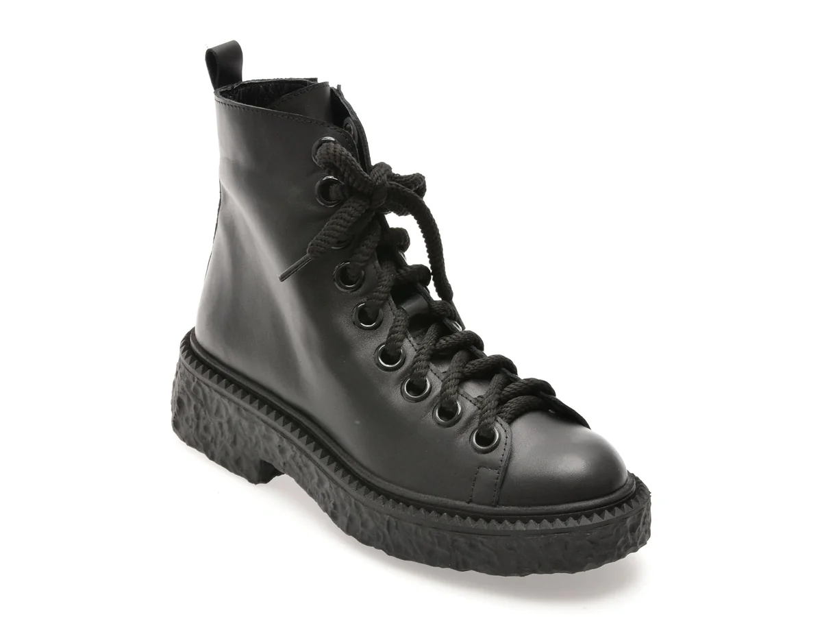 Ghete Epica Negre, 4770030, Din Piele Naturala