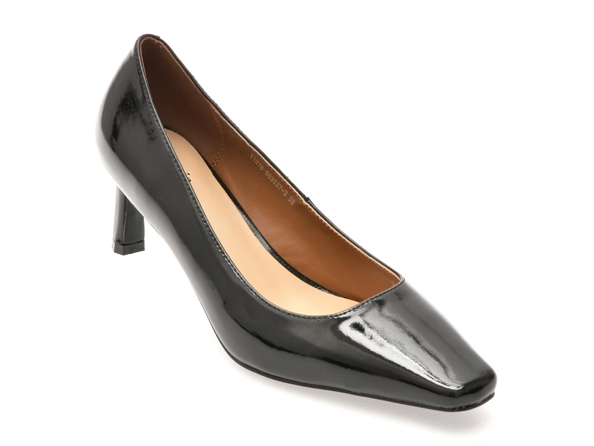 Pantofi Eleganti Flavia Passini Negri, 83537, Din Piele Naturala Lacuita