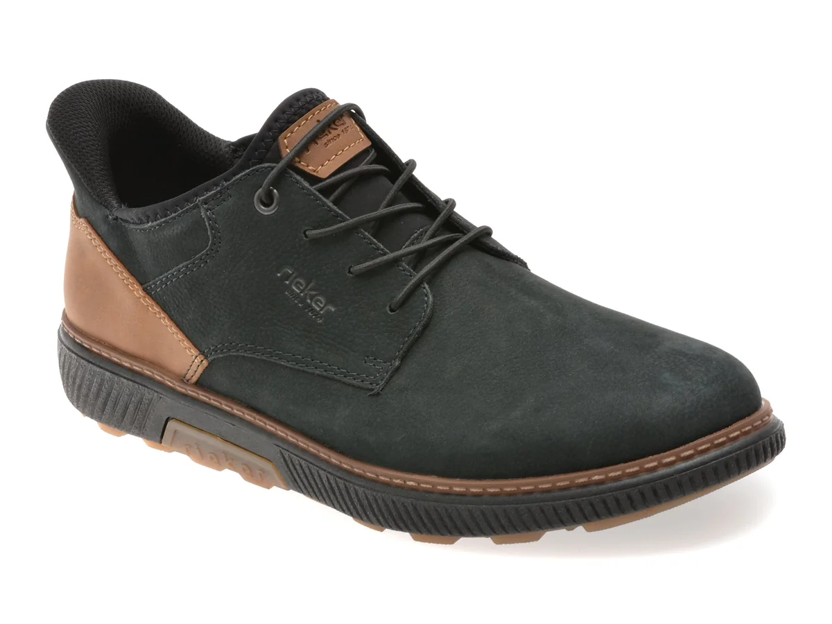 Pantofi Sport Rieker Bleumarin B3357 Din Piele Naturala