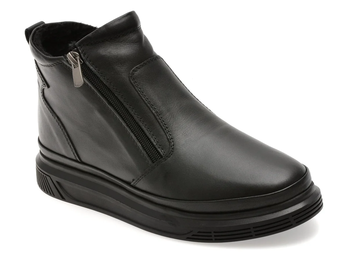 Ghete Image Negre 213113 Din Piele Naturala