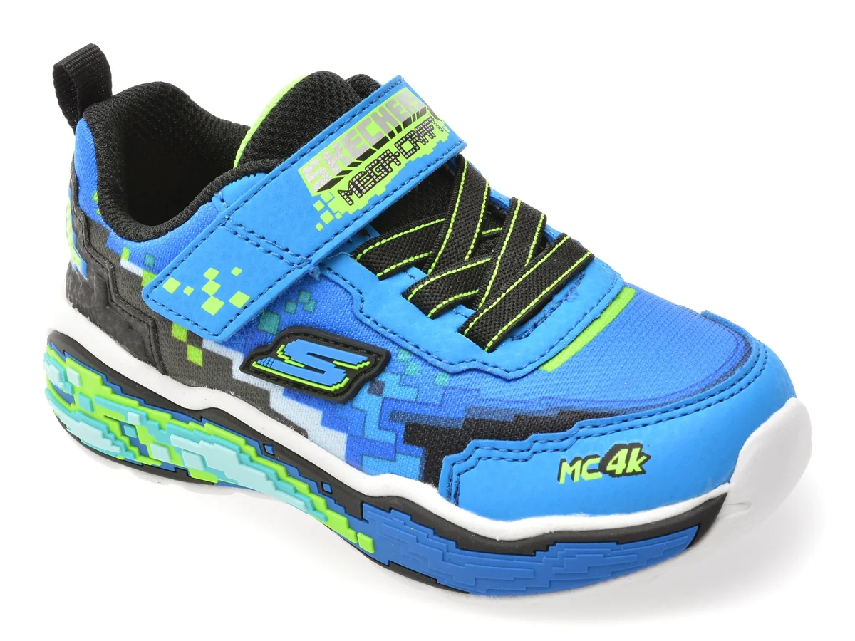 Pantofi Sport Skechers Albaştri, Mega Scene, Din Material Textil