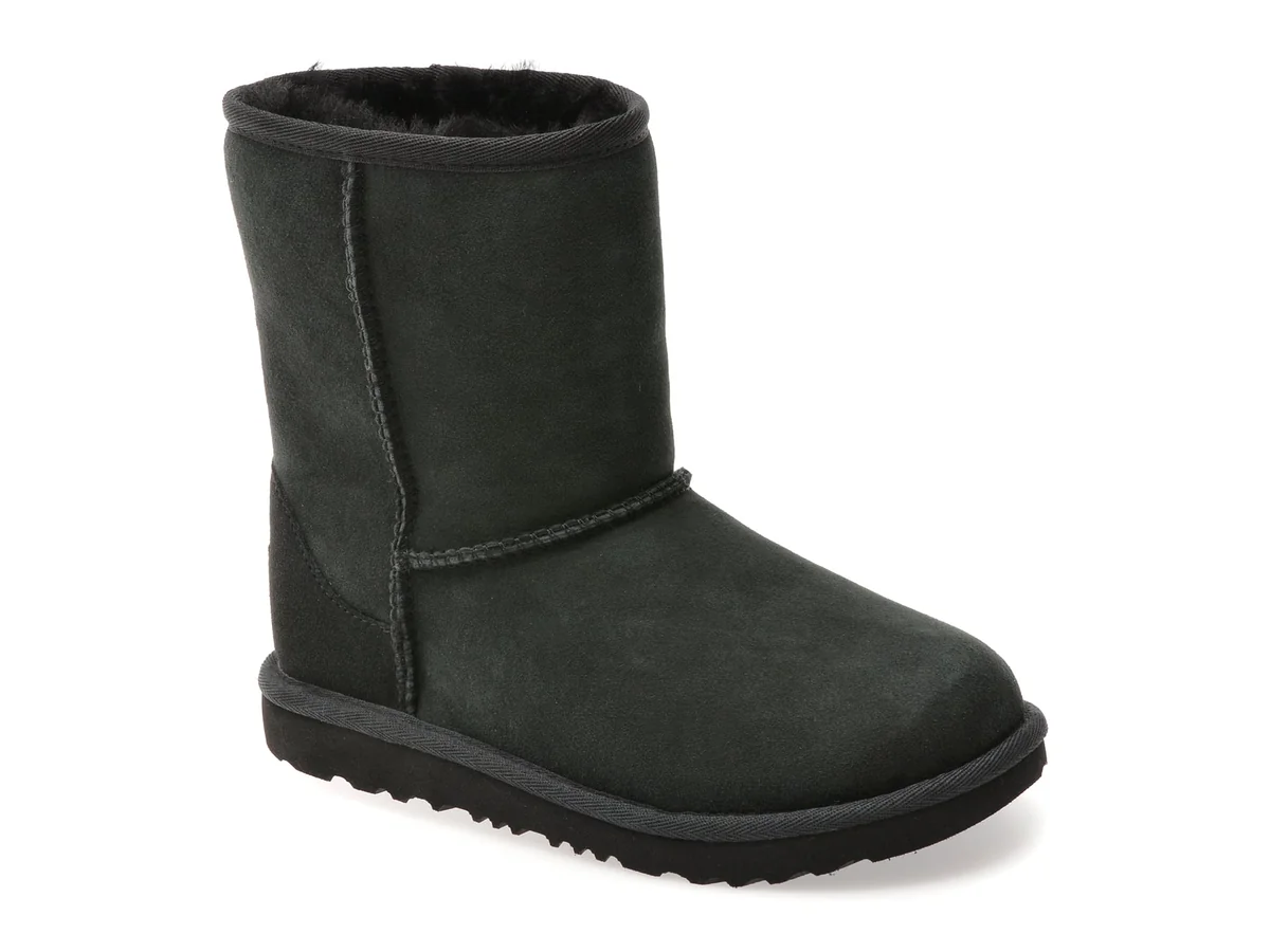 Ghete Ugg Negre, Classic Ii, Din Piele Întoarsă
