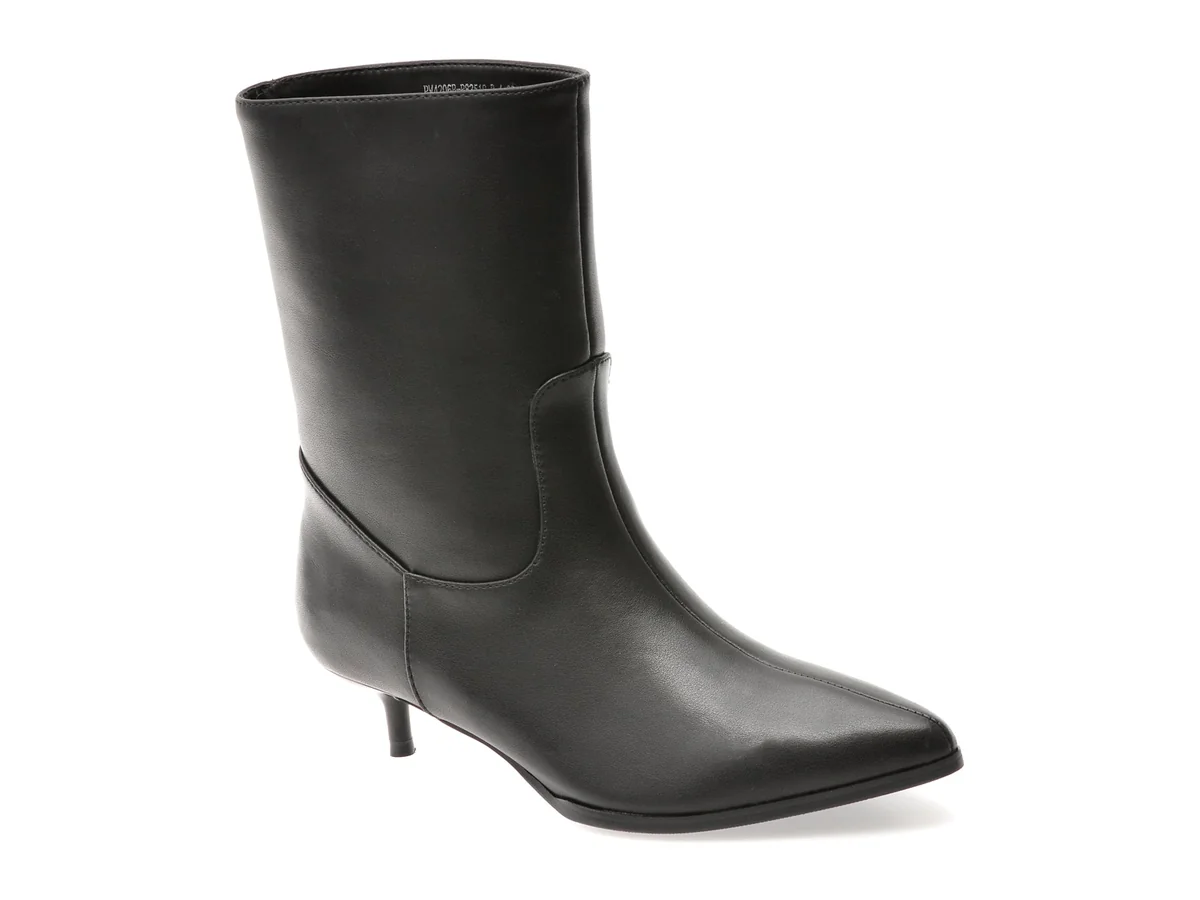 Botine Elegante Flavia Passini Negre 83519 Din Piele Naturala