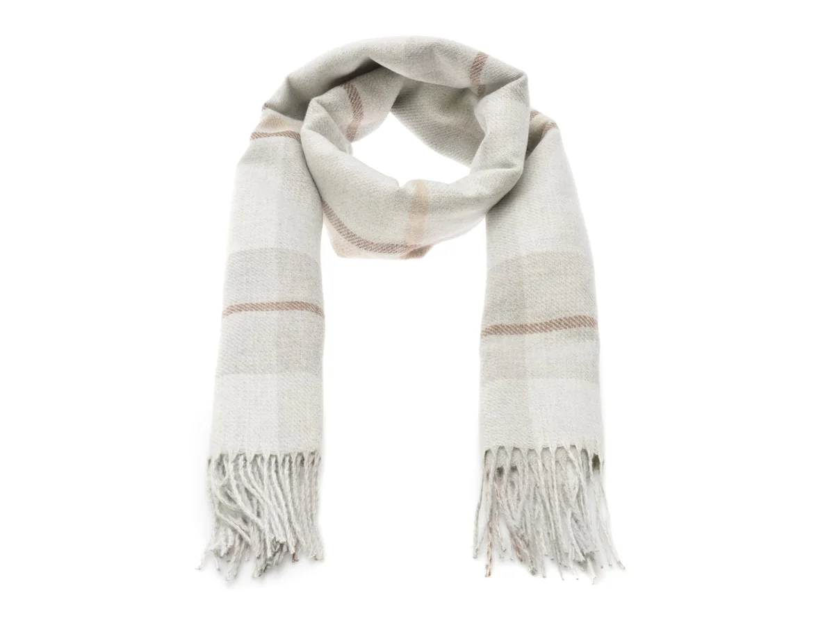 Esarfa Klop Gri, BC04, Din Material Textil