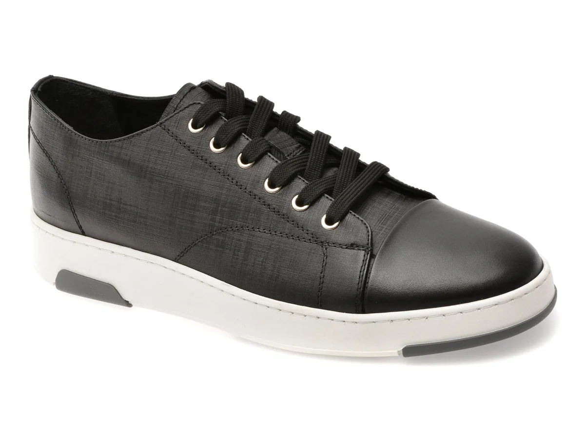 Pantofi Sport Bite The Bullet Negri 116 Din Piele Naturala