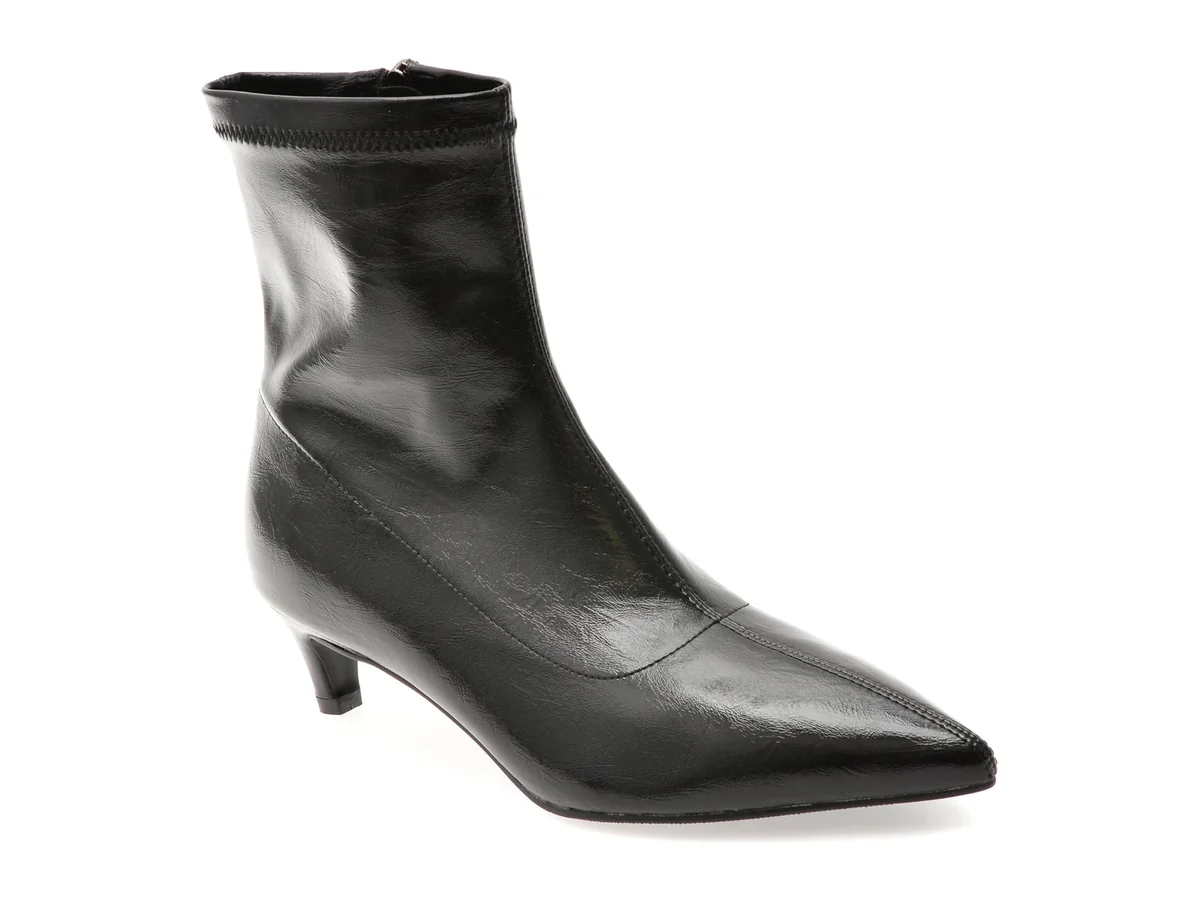 Botine Elegante Flavia Passini Negre 95510 Din Piele Ecologica