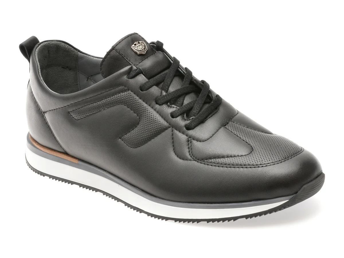 Pantofi Sport Bite The Bullet Negri, Nr 224, Din Piele Naturală