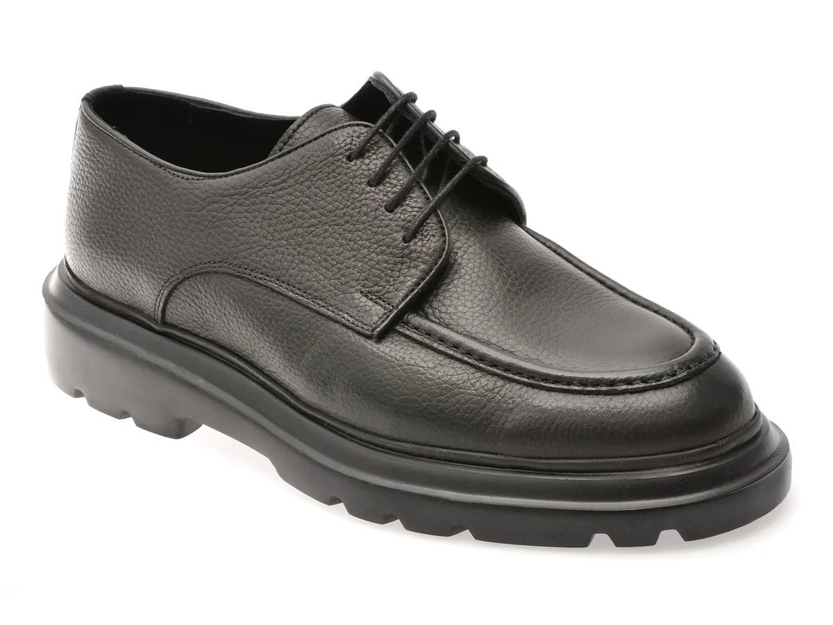 Pantofi Gryxx Negri FH255 Din Piele Naturala
