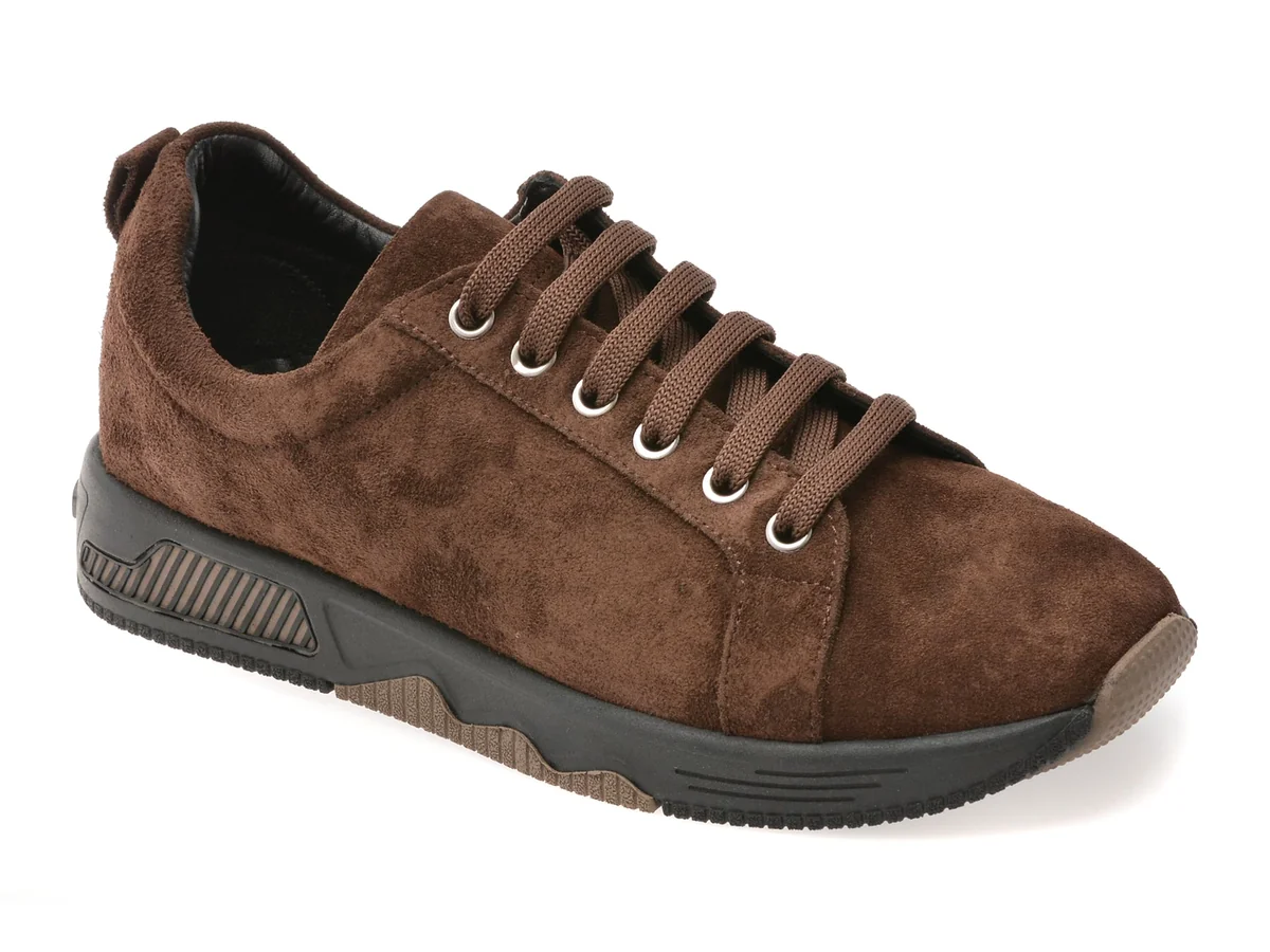 Pantofi Sport Epica Maro, 1501600, Din Piele Intoarsa