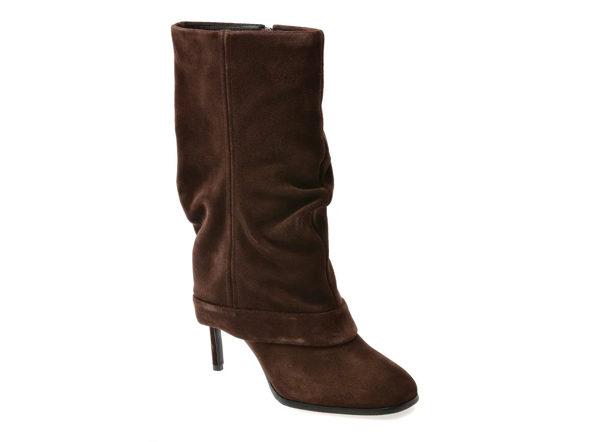 Cizme Elegante Epica Maro 202711 Din Piele Intoarsa