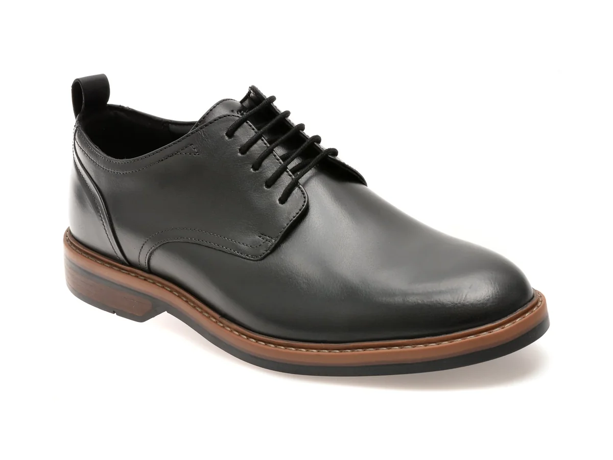 Pantofi Eleganti Clarks Negri, Aldwin Lace, Din Piele Naturala