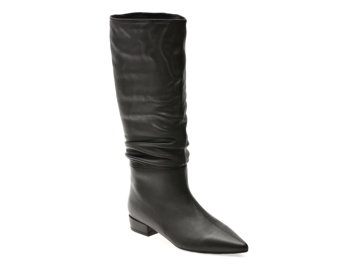 Cizme Epica Negre, H3128, Din Piele Naturală