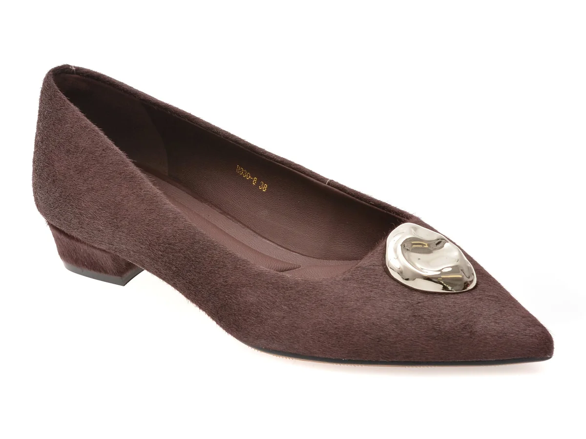 Pantofi Eleganți Epica Vișinii, 3308, Din Piele Naturală