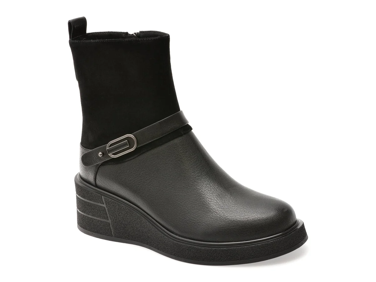 Ghete Epica Negre, D529, Din Piele Naturala