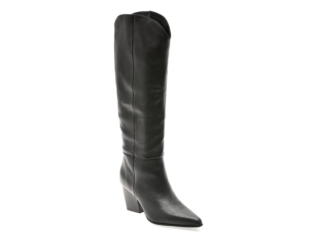Ciocate Elegante Aldo Negre, KAELY 001, Din Piele Naturala
