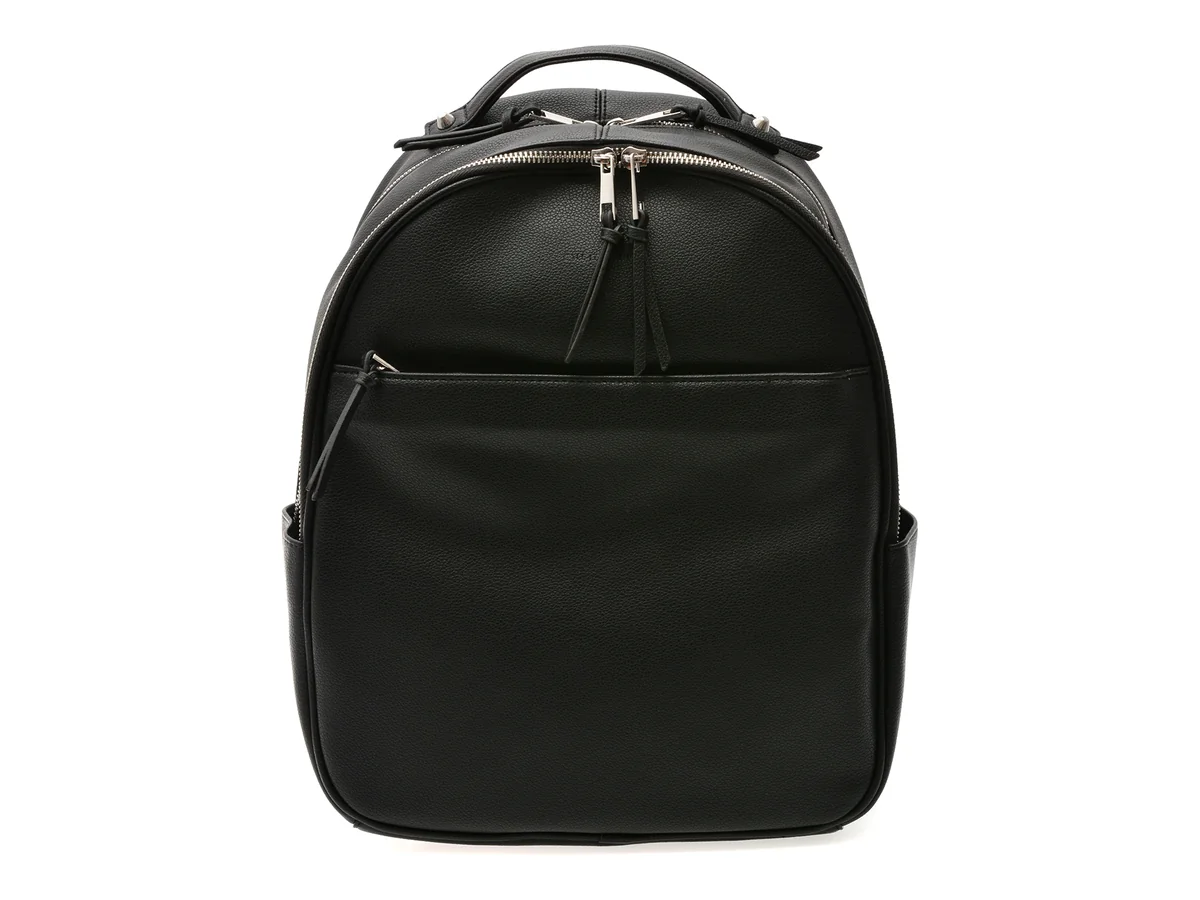 Rucsac Call It Spring Negru, Javentariel 001, Din Piele Ecologică