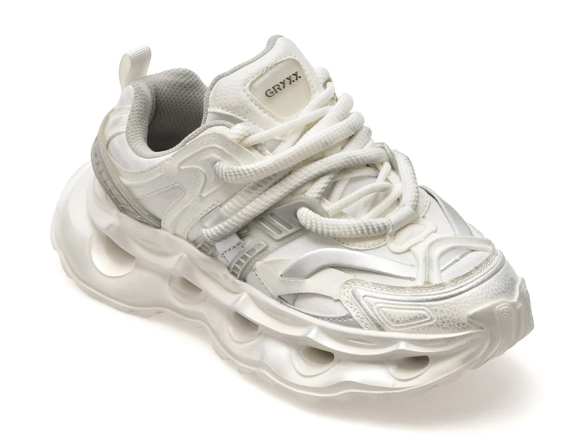 Pantofi Sport Gryxx Gri 80410 Din Piele Naturala
