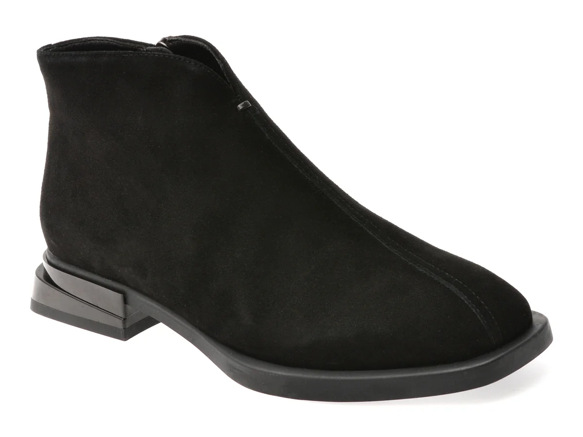 Ghete Gryxx Negre, DX1268, Din Piele Întoarsă