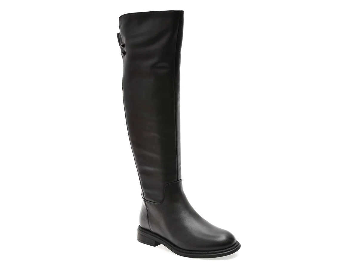 Cizme Gryxx Negre Dx01276 Din Piele Naturala