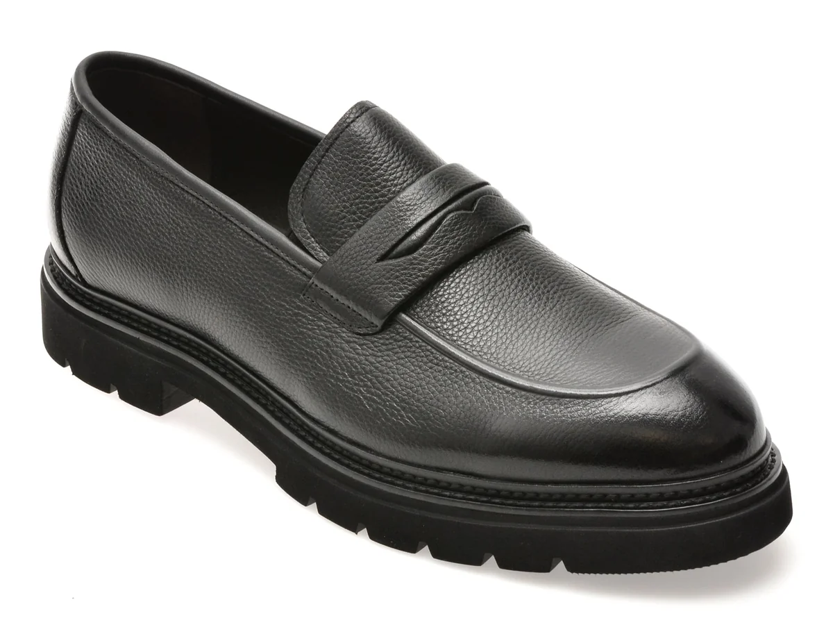 Mocasini Eleganti Epica Negri G21 Din Piele Naturala