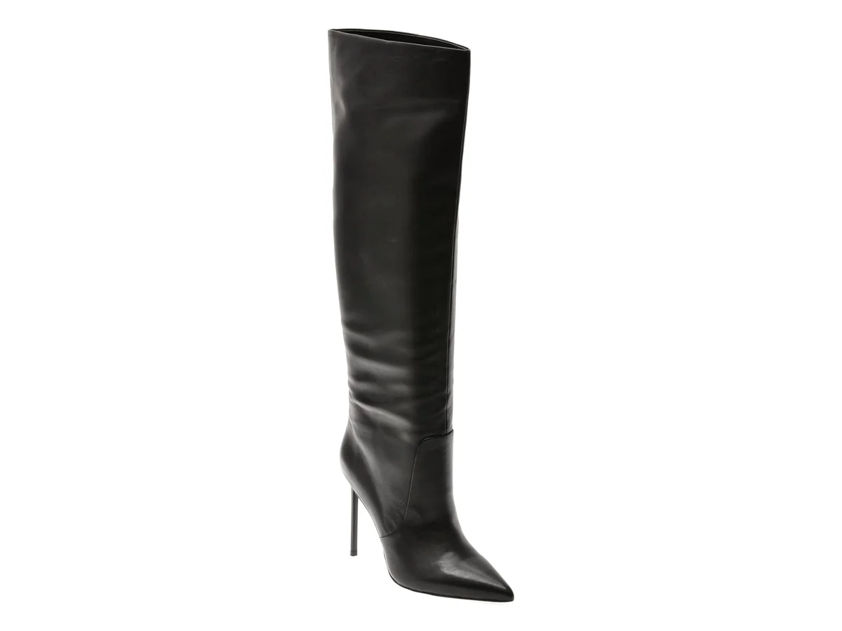Cizme Elegante Epica Premium Negre, 181R, Din Piele Naturala