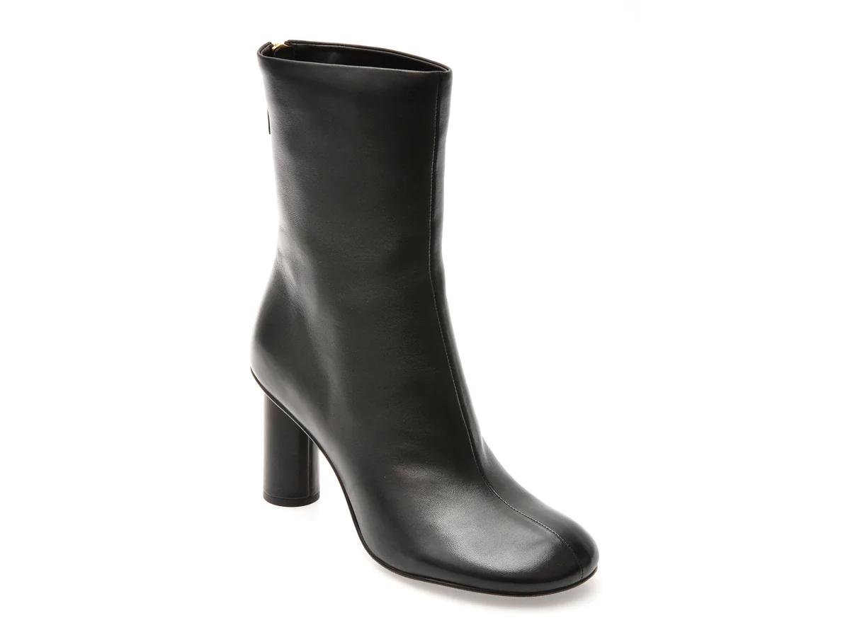 Botine Epica Premium Negre 00869EB Din Piele Naturala