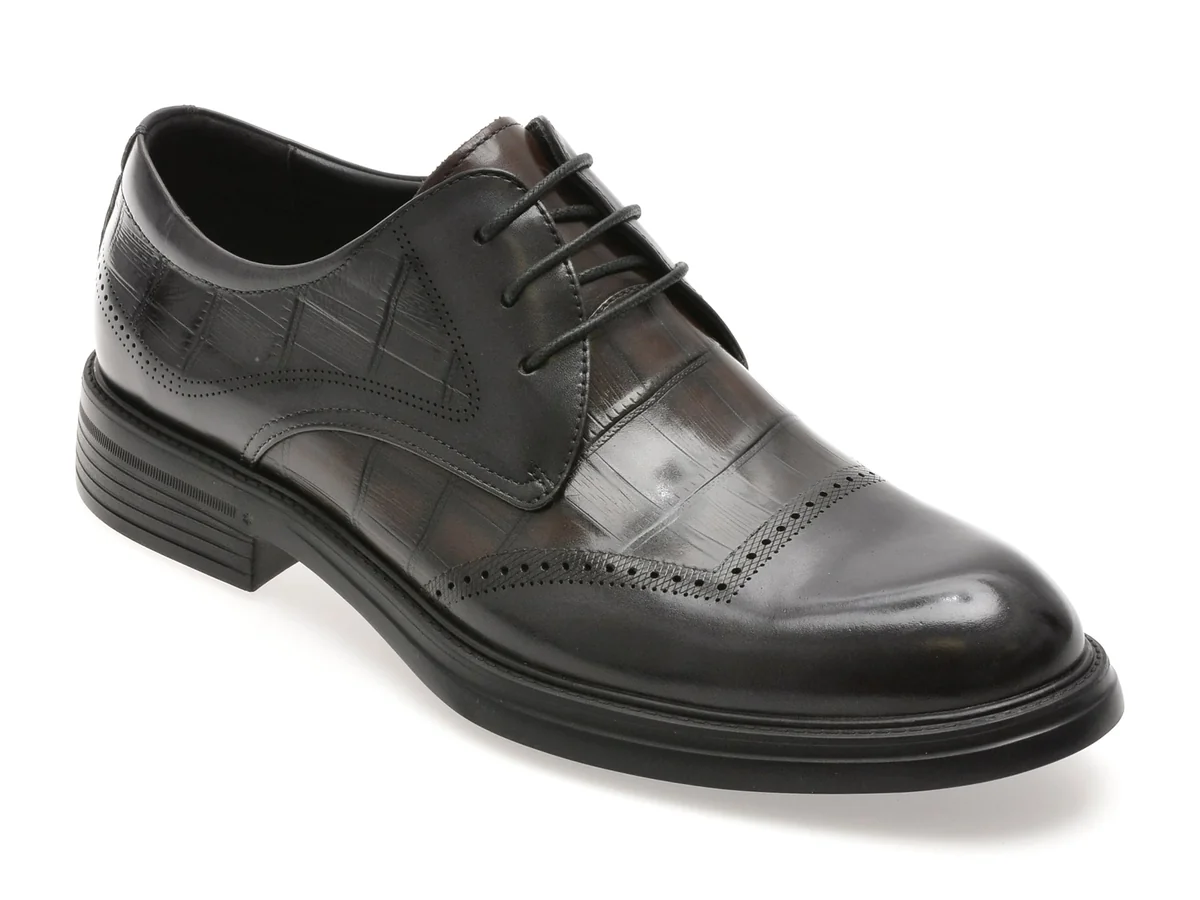 Pantofi Eleganti Epica Maro, 535, Din Piele Naturala