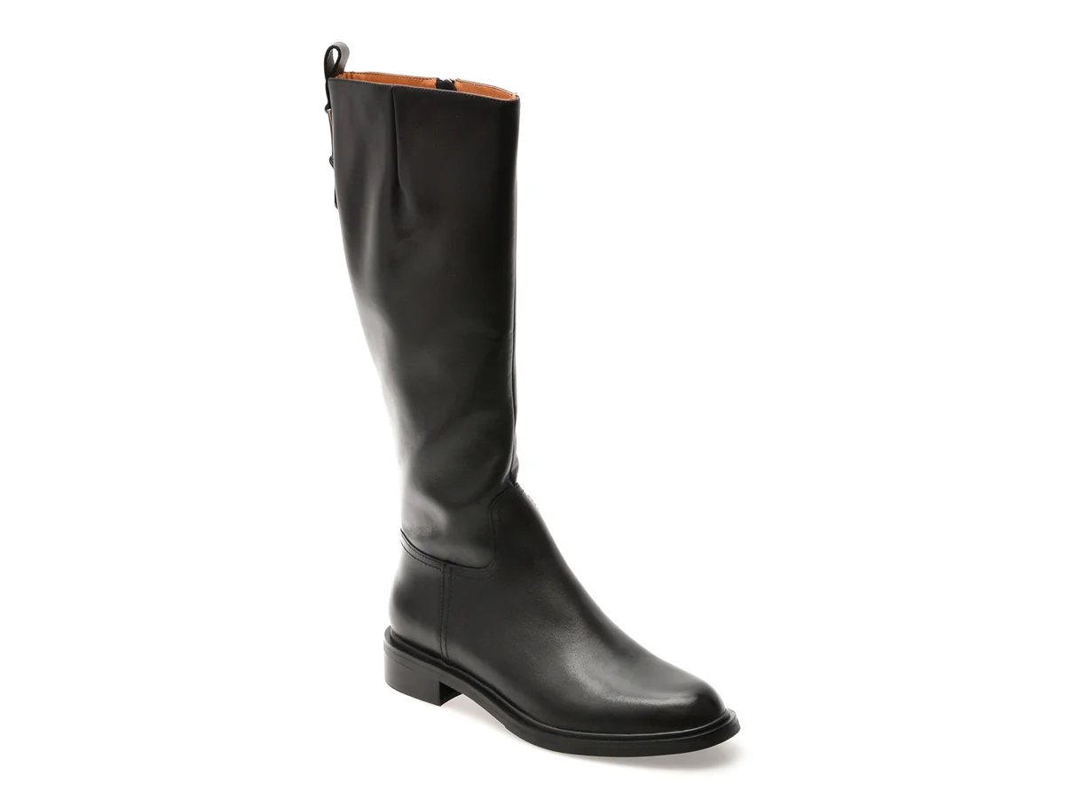 Cizme Epica Negre 63066 Din Piele Naturala
