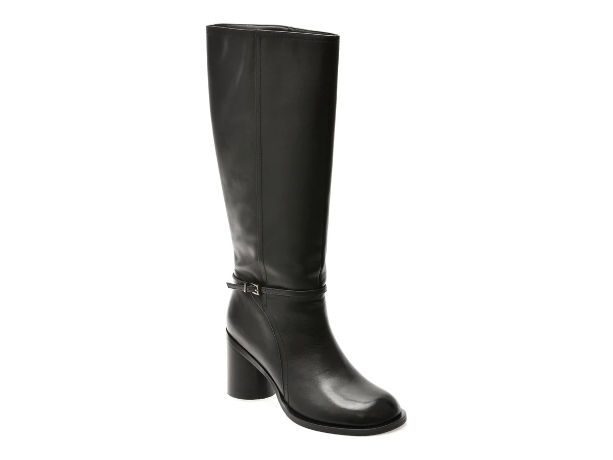 Cizme Epica Premium Negre, HF13665, Din Piele Naturală