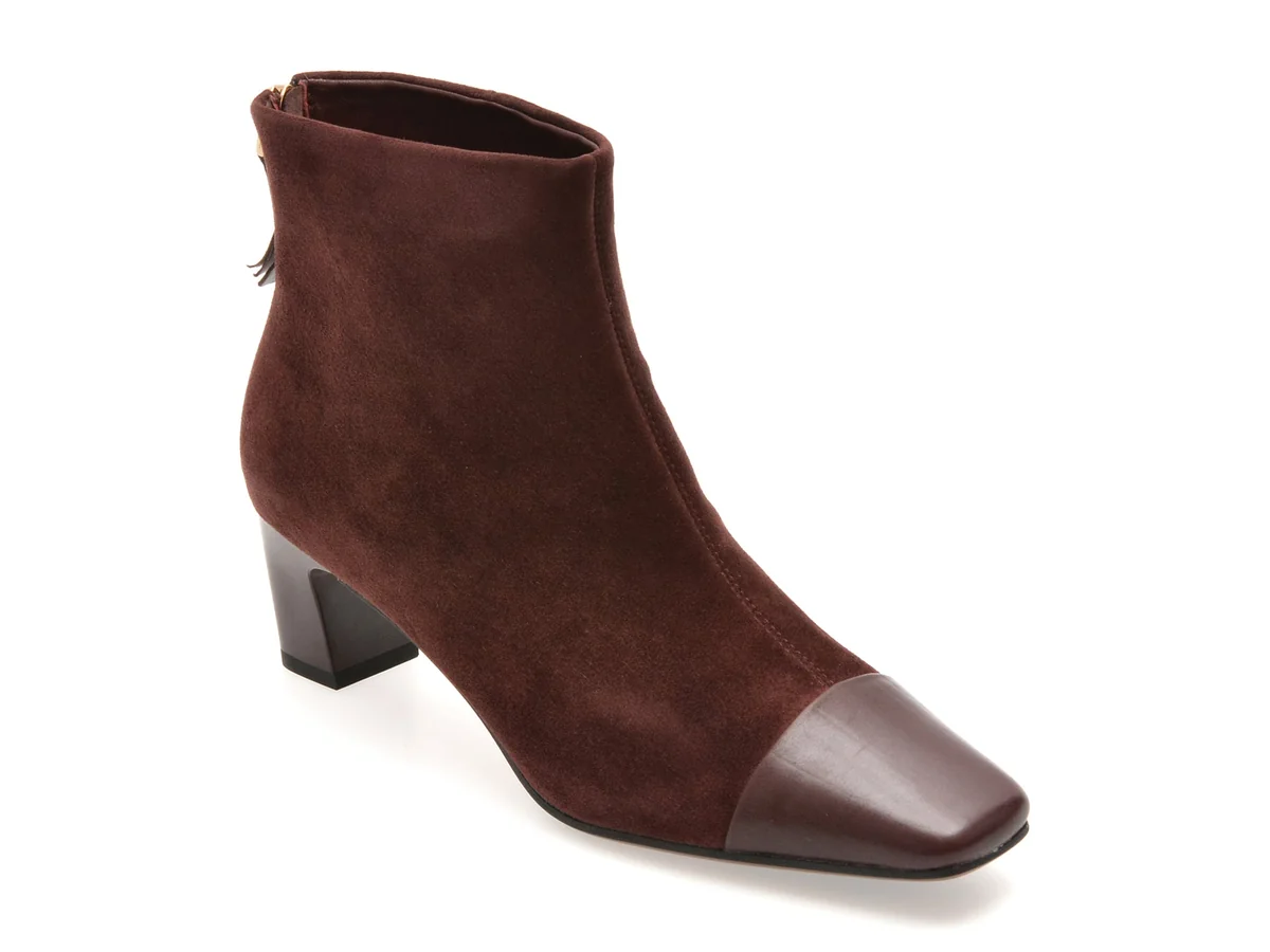 Botine Epica Visinii, 96M315, Din Piele Întoarsă