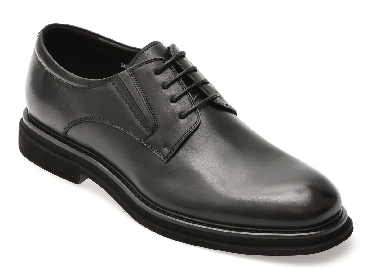 Pantofi Eleganti Epica Negri, 24214, Din Piele Naturala