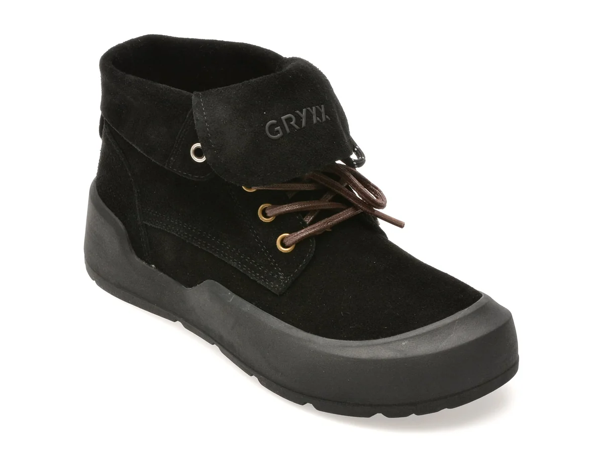 Ghete Gryxx Negre, 26601, Din Piele Întoarsă