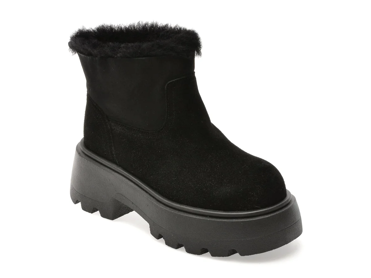 Ghete Gryxx Negre 1511 Din Piele Întoarsă