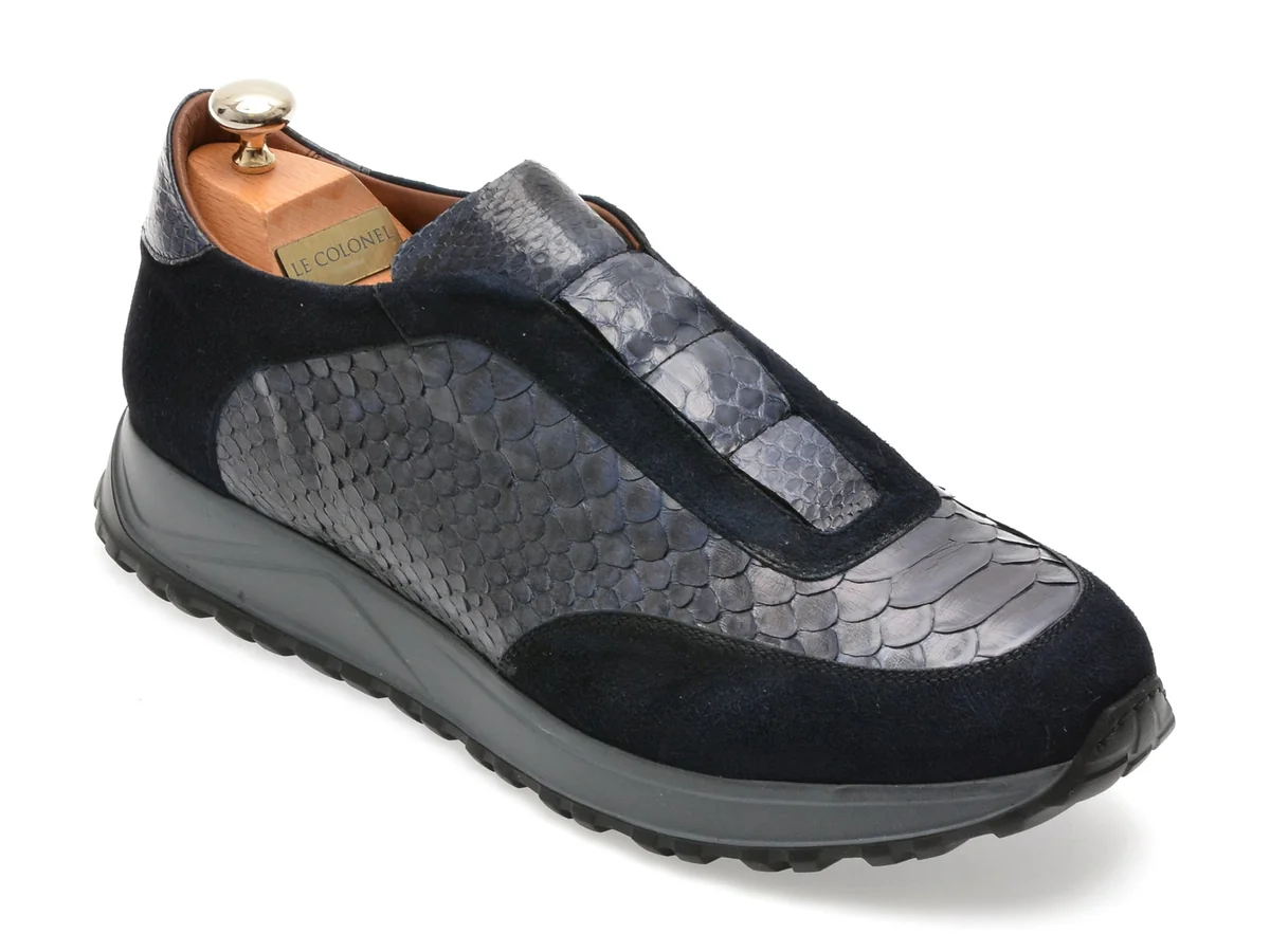 Pantofi Sport Le Colonel Bleumarin, 64308, Din Piele Naturala