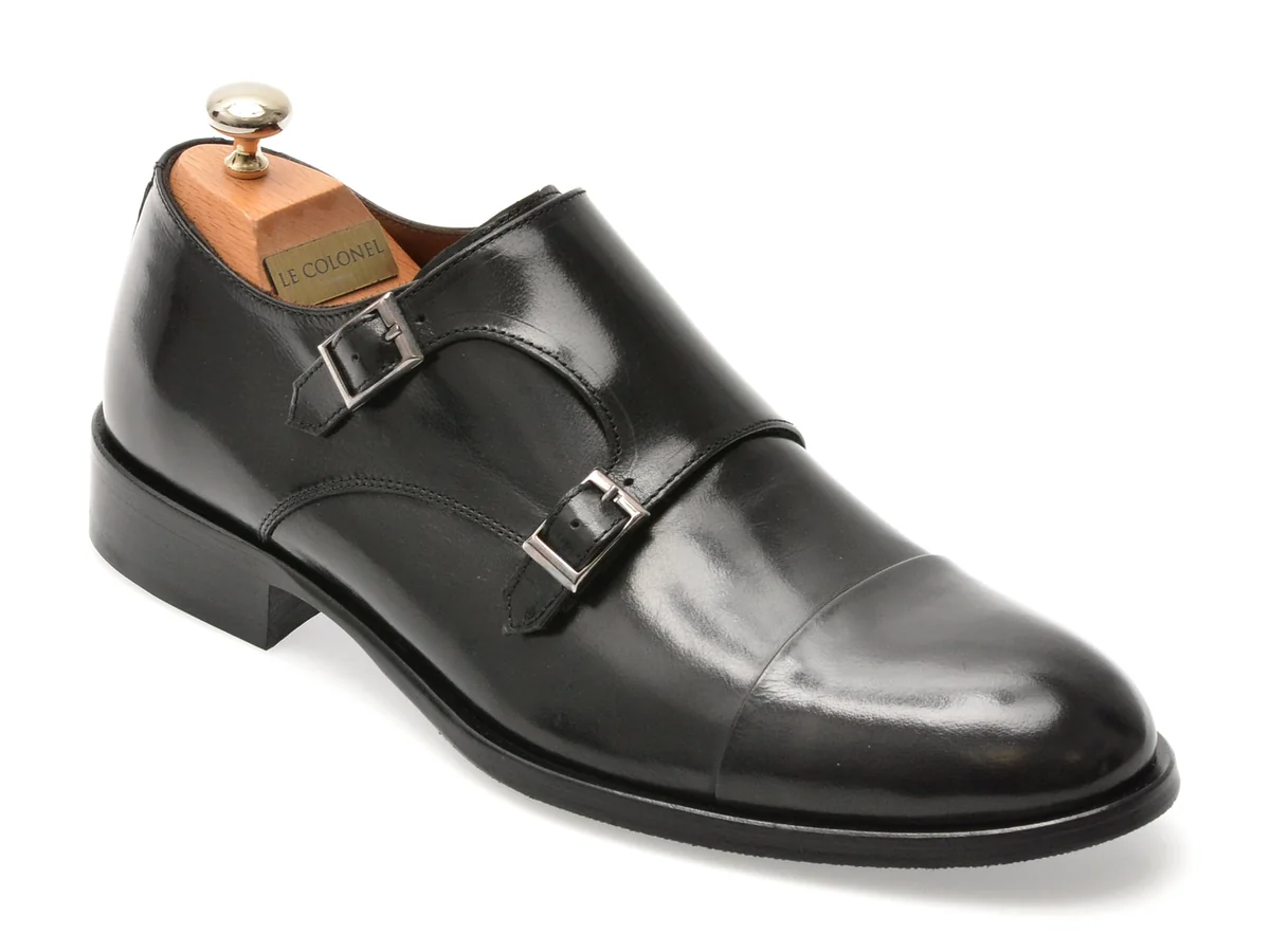 Pantofi Eleganți Le Colonel Negri, 65204, Din Piele Naturală