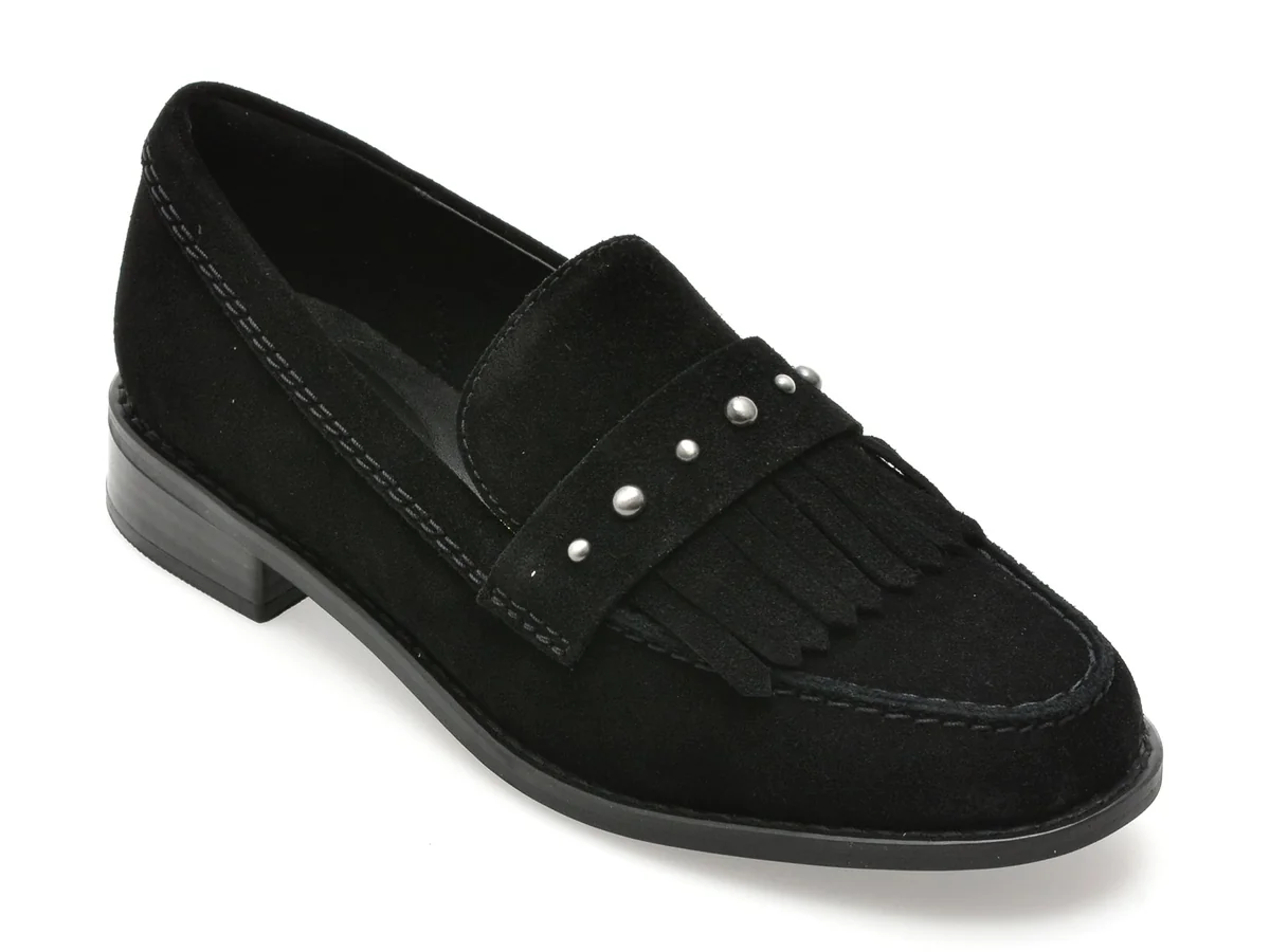 Mocasini Clarks Negri, Hana Loafer, Din Piele Întoarsă